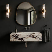 Wall Mounted Calacatta Marble Sink – Luxury Bathroom Basin – Custom Size
